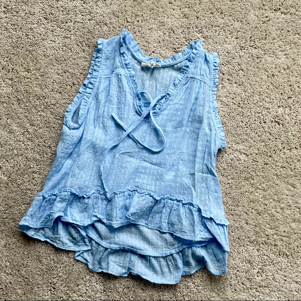 Boutique Ruffle Tank Top